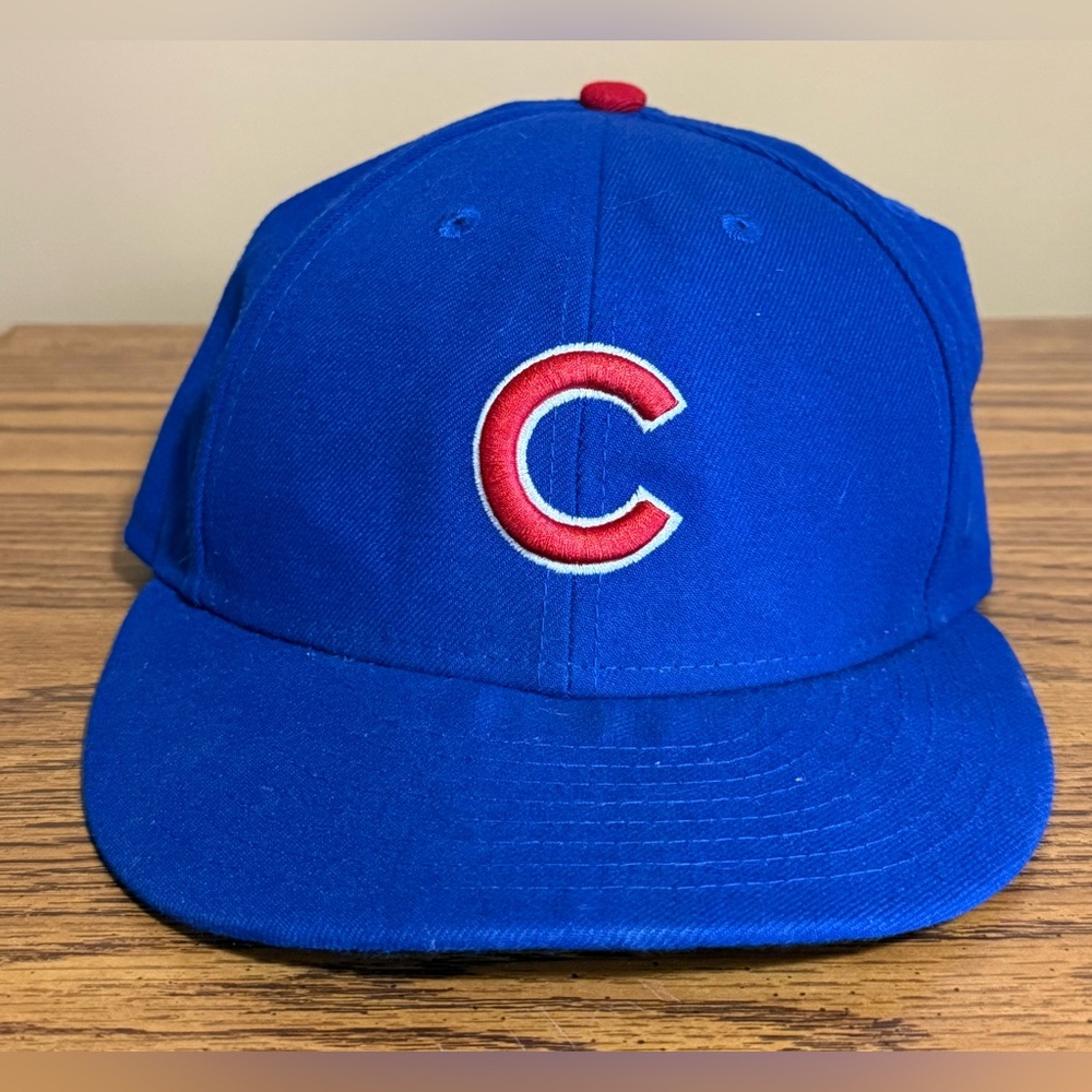 Vintage New Era Chicago Cubs Official On-Field Cap Blue 59FIFTY Low Crown 7 1/8